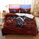 Charger l'image dans la visionneuse de la galerie, Venom 2 Cosplay UK ensemble de literie couette housse de couette ensembles de draps de lit