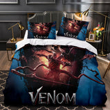 Laden Sie das Bild in den Galerie-Viewer, Venom Let There Be Carnage Bettwäsche-Set Bettbezug ohne Füllstoff
