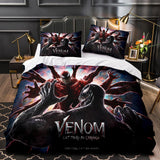 Laden Sie das Bild in den Galerie-Viewer, Venom Let There Be Carnage Bettwäsche-Set Bettbezug ohne Füllstoff