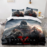 Load image into Gallery viewer, Vikings Valhalla Rising Bedding Set Duvet Cover Quilt Bed Sets