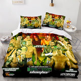 Laden Sie das Bild in den Galerie-Viewer, WWE RAW UK Schlafzimmer-Bettwäsche-Set Steppdecke Bettbezüge Bettwäsche-Sets