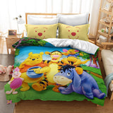 Load image into Gallery viewer, Winnie the Pooh and Tigger Too Pattern Bedding Set Without Filler