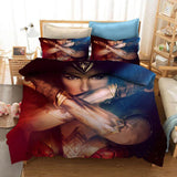 Laden Sie das Bild in den Galerie-Viewer, Wonder Woman W W84 Cosplay-Bettwäsche-Set Bettbezüge Bettwäsche-Sets